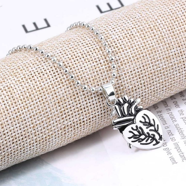 Tree anatomical shop heart necklace