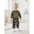 thumbnail image 3 of Loicainy Toddler Kids Boy Camouflage Outfit 12 18 24 Months 2T 3T 4T 5T 6T Letter Print Long Sleeve Sweatshirt Cargo Pants 2 Piece Clothes Set, 3 of 6