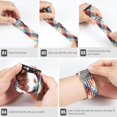thumbnail image 6 of SOLOLUP (1Pack/3Pack) Compatible with Braided Solo Loop Apple Watch Band 45mm 40mm 44mm 38mm 42mm 49mm 41mm Elastic Adjustable Sport Loop Strap Nylon Band for iWatch Series Ultra 8 7 6 5 4 3 2 1 Nike, 6 of 16