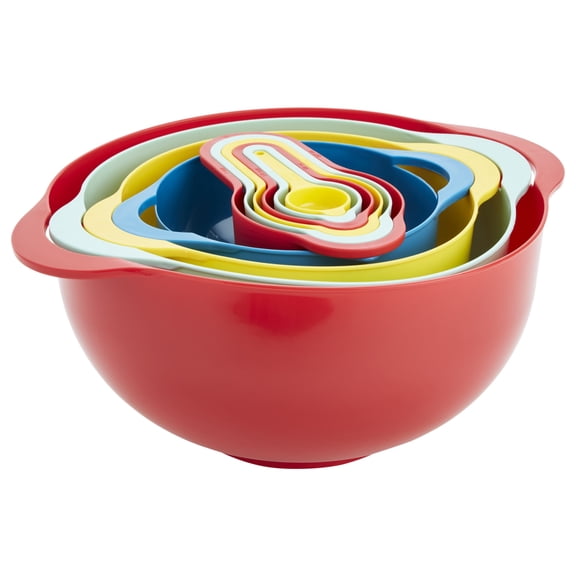 GoodCook PRO 10 Piece Set of Bowls, Colander, and Measuring Cup Set