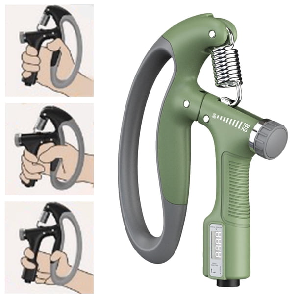 Fortalecedor de agarre de mano Macarena Pinza antideslizante ajustable Fitness Verde