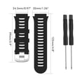 thumbnail image 3 of Correas De Silicona Para Reloj, Correas De Repuesto Suaves Y Cómodas Con Hebilla De Acero, Correa De Reloj Compatible Con Garmin Forerunner 920Xt Speravity EL016819-05, 3 of 5