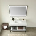 thumbnail image 7 of Miseno 702548-TB-WK Funes 48" Free Standing Single Basin Vanity Set - Matte Black / Gray, 7 of 7