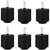 XINYOU XY-380 Aquarium Fish Tank Biochemical Sponge Filter 4-1/2-Inch, 6-pack