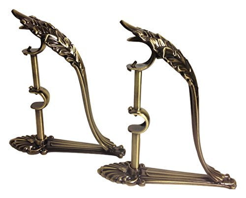 Montevilla Horseshoe Single Drapery Rod Set Bronze