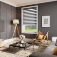 thumbnail image 4 of Cozy Home Cordless Polyester Rollerl Window Blinds, Gray, 70" x 72", 4 of 8