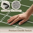 thumbnail image 6 of ODIKA 8'x10' Washable Area Rug Durable, Non-Slip Touchdown Lines Goalpost Motif Rugby Training Football Car Field Playful for Living Room, Under Sectional, Family, 6 of 7