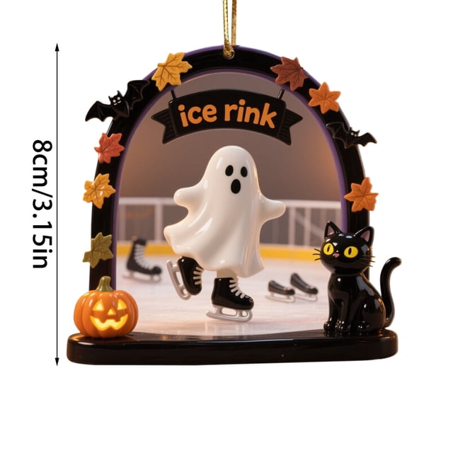 Decoraciones de Halloween Aterradoras Decoraciones Colgantes Espeluznantes, Adornos Lindos de la Escena Fantasma Linternas Decoraciones de Halloween para el Hogar