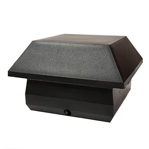 Nuvo Iron SPC25 Plastic Black Post 4" x 4" Cap