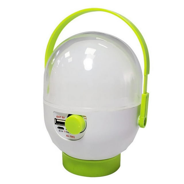 Shengyu Lanterne de Camping LED Lumière d'Urgence USB Rechargeable Feu de Camp pour Randonnée Pêche en Plein Air Vert