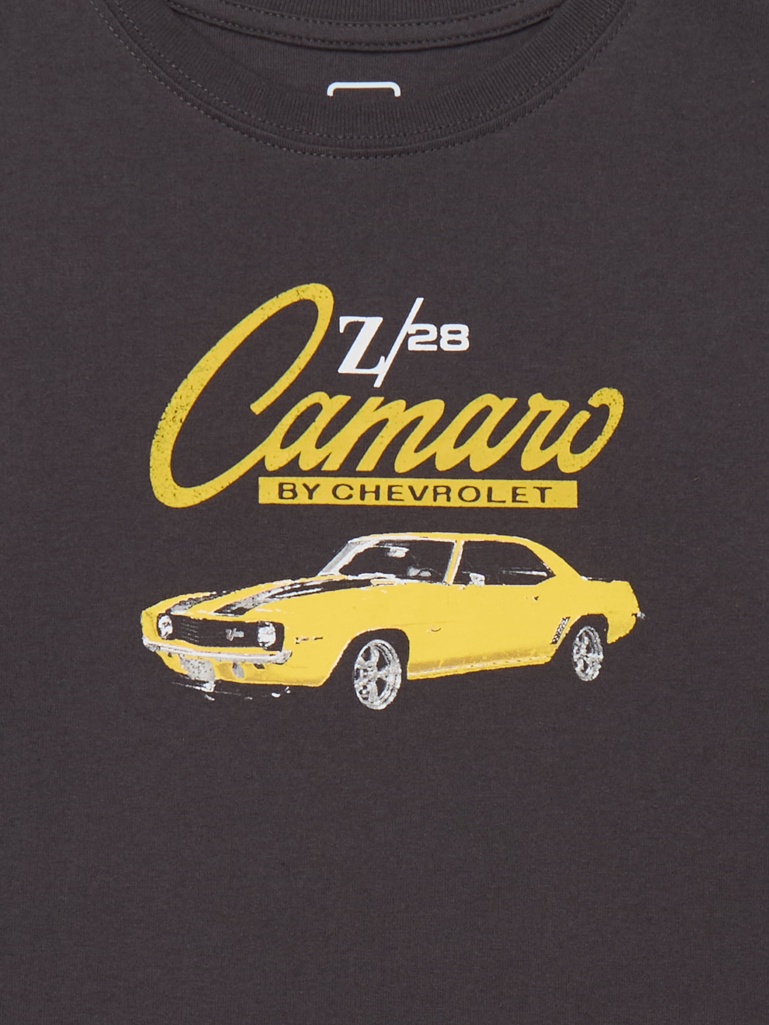 Camaro Boys Graphic Retro Print Tee with Short Sleeves, Sizes 4-18
