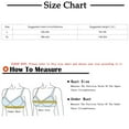 thumbnail image 3 of LLYWEY Women Bras Push up Comfy Sports Bras Women Ladies Full Coverage Bra Style-1350 Women's Plus Scoop Bra Feature Adult Female Plus Size Sports Bras Black 40B, 3 of 3