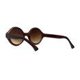 thumbnail image 2 of Lunettes de Soleil Rondes en Plastique Épais Mod Wizard Tout Marron, 2 of 4