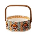 thumbnail image 1 of Food Storage Organizer for Ceramic Tabletop Display and Outdoor Snack Setup – Portable Fruit for Gatherings and Tea Versatile Home Kitchen Accessory, 1 of 3
