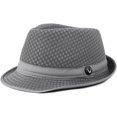 thumbnail image 2 of Light Weight Classic Soft Cool Mesh Crushable Fedora hat, 2 of 5