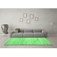 thumbnail image 3 of Ahgly Company Indoor Square Abstract Emerald Green Contemporary Area Rugs, 6' Square, 3 of 4