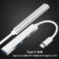 thumbnail image 4 of Adaptador tipo C HUB USB 3.0 2.0 Estación de acoplamiento multidivisor de 4 puertos OTG Barbie Nuevos Originales, 4 of 7