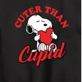 thumbnail image 3 of Peanuts -  Valentine's Cuter Than Cupid  - Toddler And Youth Crewneck Fleece Sweatshirt, 3 of 6