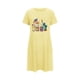 thumbnail image 5 of Camisón corto de talla grande para mujer, camisón de manga corta con estampado de pecho a la moda, camisón para mujer, 5 of 7