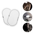 thumbnail image 3 of 2Pcs Drum Skin Sticker Protective Strengthen Sticker Double Step Patches, 3 of 9