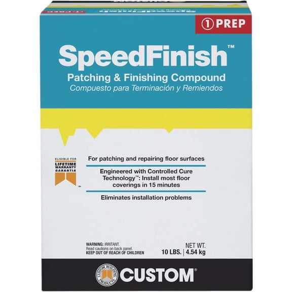 Custom Building Products SpeedFinish Patching & Finishing Compound - Gray - 10 lb