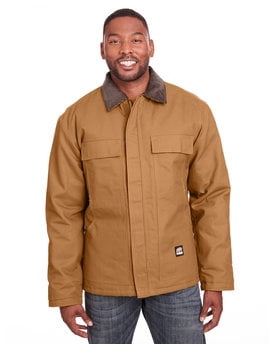 dickies men's big denim zip chore coat 