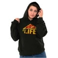 thumbnail image 4 of Funny Pizza Slice of Life Joke Hoodie Sweatshirt Women Men Brisco Brands S, 4 of 6