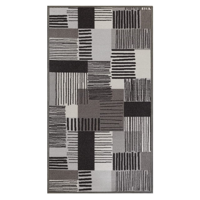 BY COCOON 2'x5' Runner Rug| Kitchen Rug Washable Rug Hallway Runner Runners Rugs for Hallway Non Slip (60 cm x 150 cm Grey Rug)