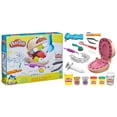thumbnail image 3 of Actividades Infantiles Hasbro Play-Doh Dentista bromista, con 9 accesorios y 6 latas de plastilina, a partir de 3 años, 3 of 4