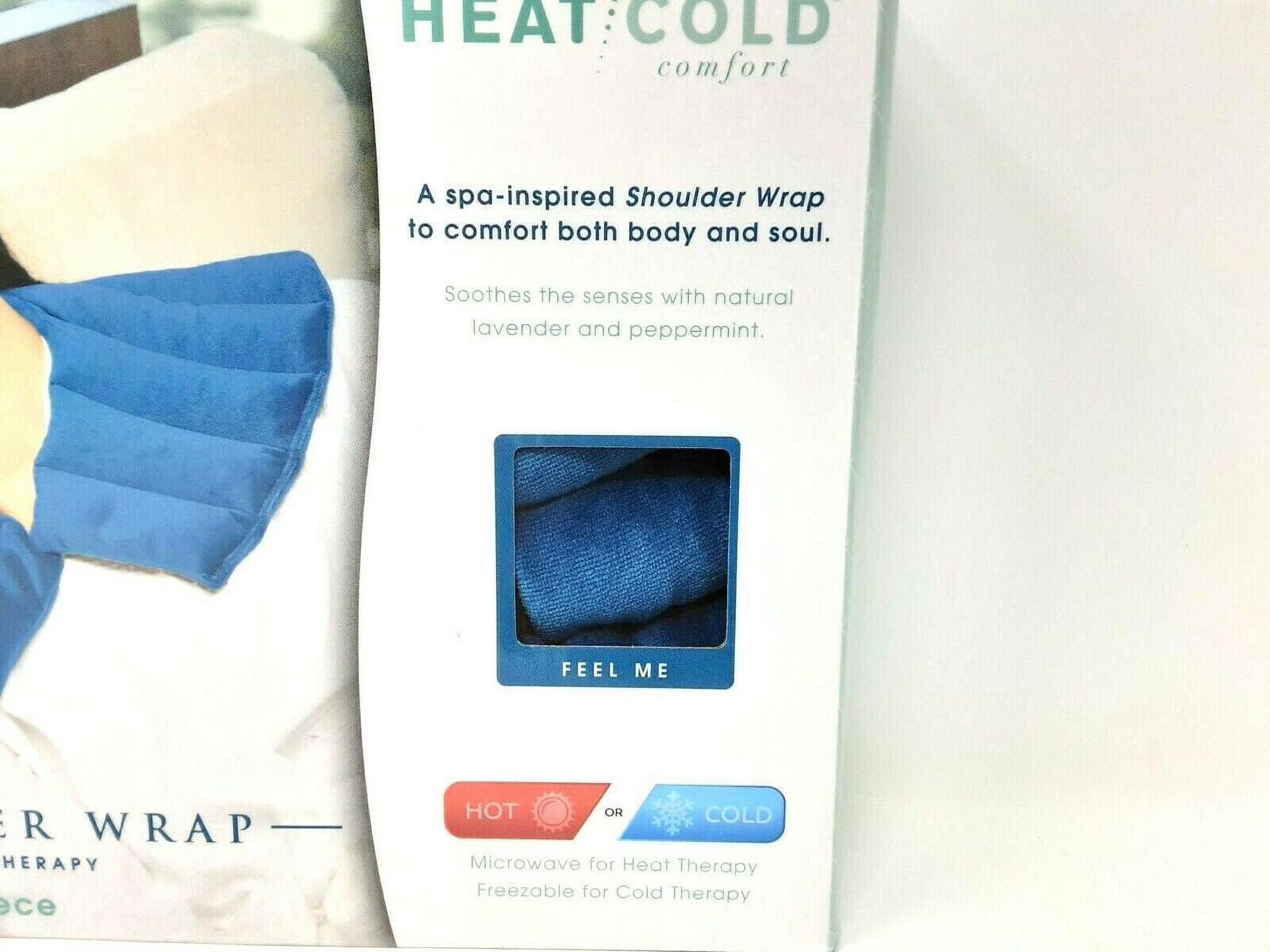 Evriholder Aromatherapy Shoulder Wrap, Quick Therapy and Relief from Aches and Pains, Microwavable and Freezer Safe