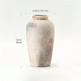 thumbnail image 2 of Large Ceramic Rustic Vase, 11 inch Minimalist Decorative Farmhouse Tall Vase for Home Decor, 2 of 6