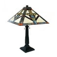 thumbnail image 2 of CHLOE Shay Mission 2 Light Antique Dark Bronze Table Lamp 16" Shade, 2 of 3