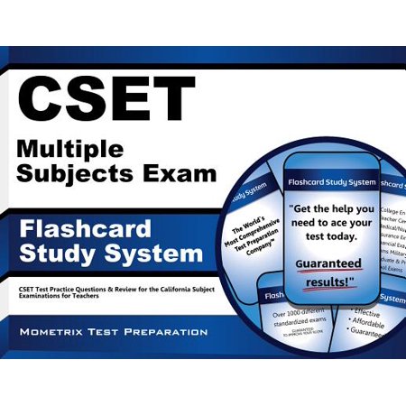 Cset Multiple Subjects Exam Flashcard Study System Cset