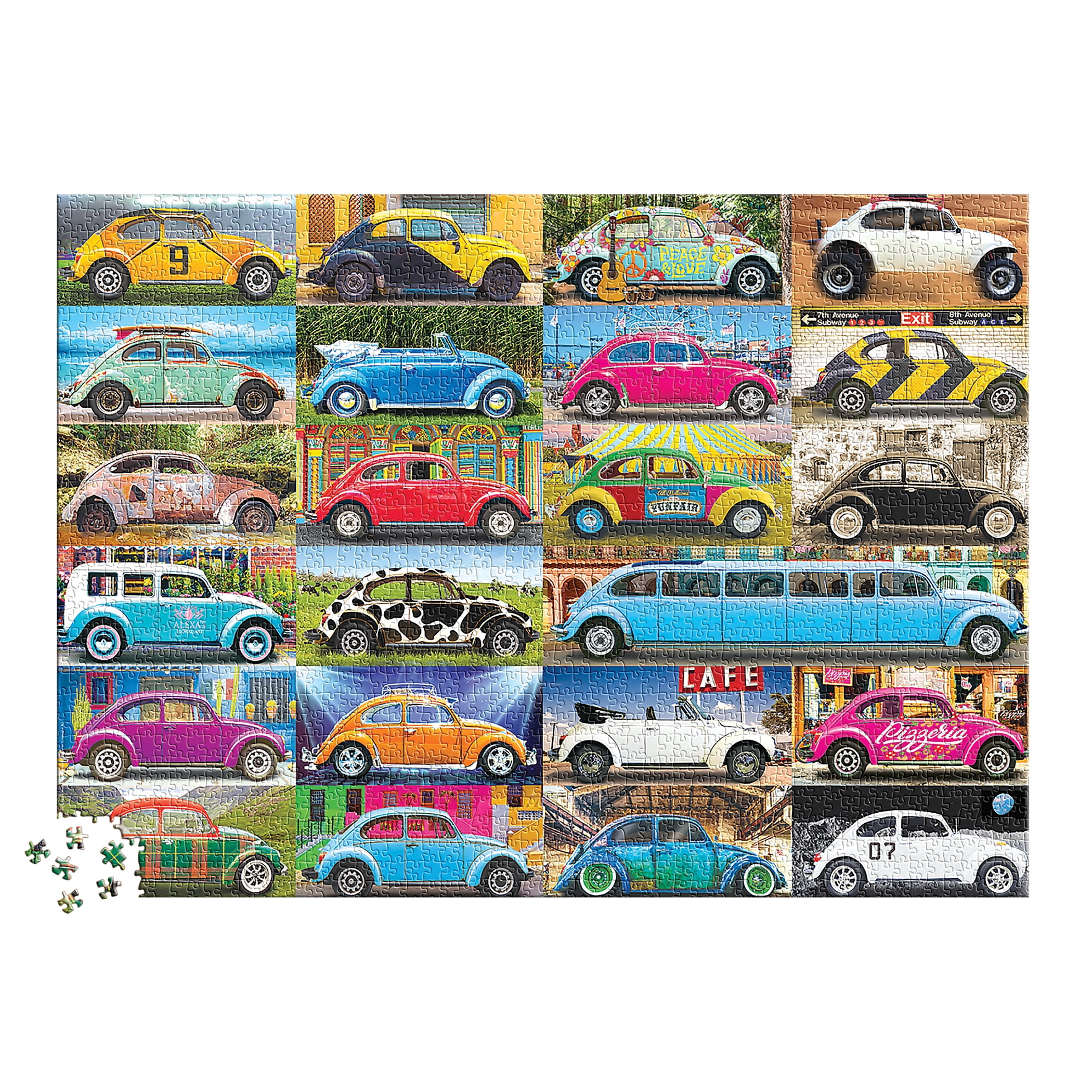 EuroGraphics 5422 Volkswagen Beetle Gone Places Puzzle 1000 Piece 6000-5422