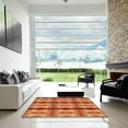 thumbnail image 7 of Ahgly Company Machine Washable Indoor Round Transitional Orange Area Rugs, 7' Round, 7 of 7