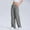 Black, variant on Womens Pajama Pant Spring And Summer Fashion Checkered Printed Comfortable Casual Elastic Waist Bottom Casual Pants Black S