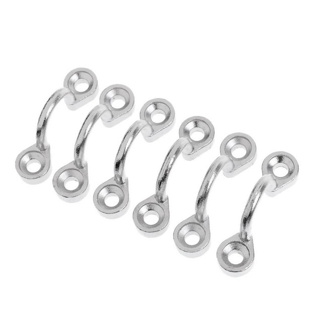 Paquete de 6 Correas de Cojín de Alambre Shamjiam de Acero Inoxidable de Grado Marino Correa de ojo de alambre