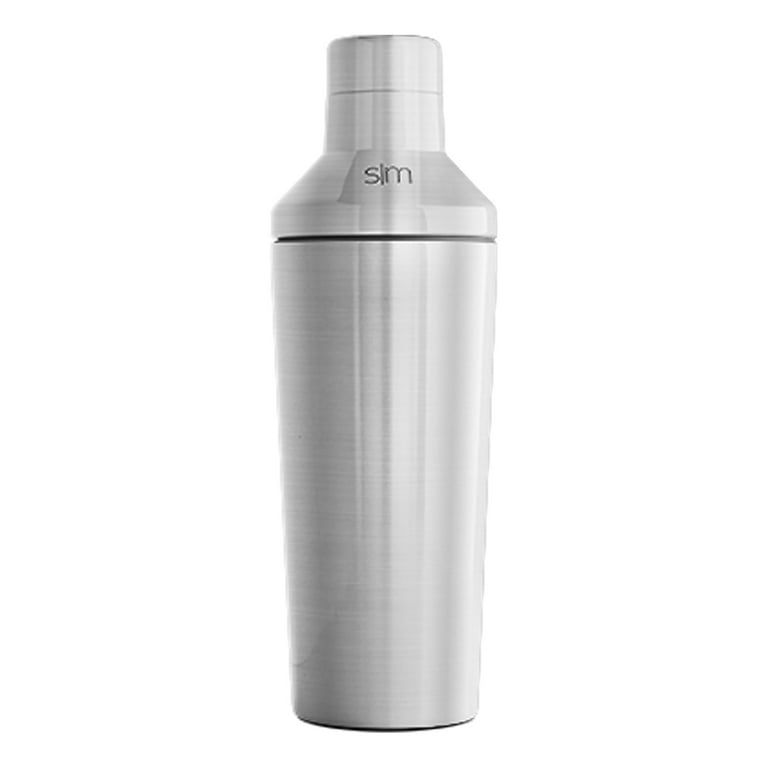 Simple Modern Cocktail Shaker Set with Jigger Lid | Stainless Steel Boston  Shaker Insulated Martini Mixer for Mocktails | Gifts for Men Women Him Her