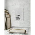 thumbnail image 3 of Love You More II Painting Print on Wrapped Canvas, 3 of 7