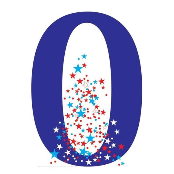 Number 0 Life-Size Cardboard Stand-Up