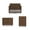 Toasted Chestnut, variant on Child Craft Surrey Hill Crib, Dresser & Chest Nursery Set, 4-in-1 Convertible Crib, Toasted Chestnut, 3-Piece