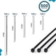 thumbnail image 2 of 500 bridas para cables, bridas para cables negras resistentes al calor, bridas para cables de nailon autoblocantes, 5 tamaños, 2 of 5