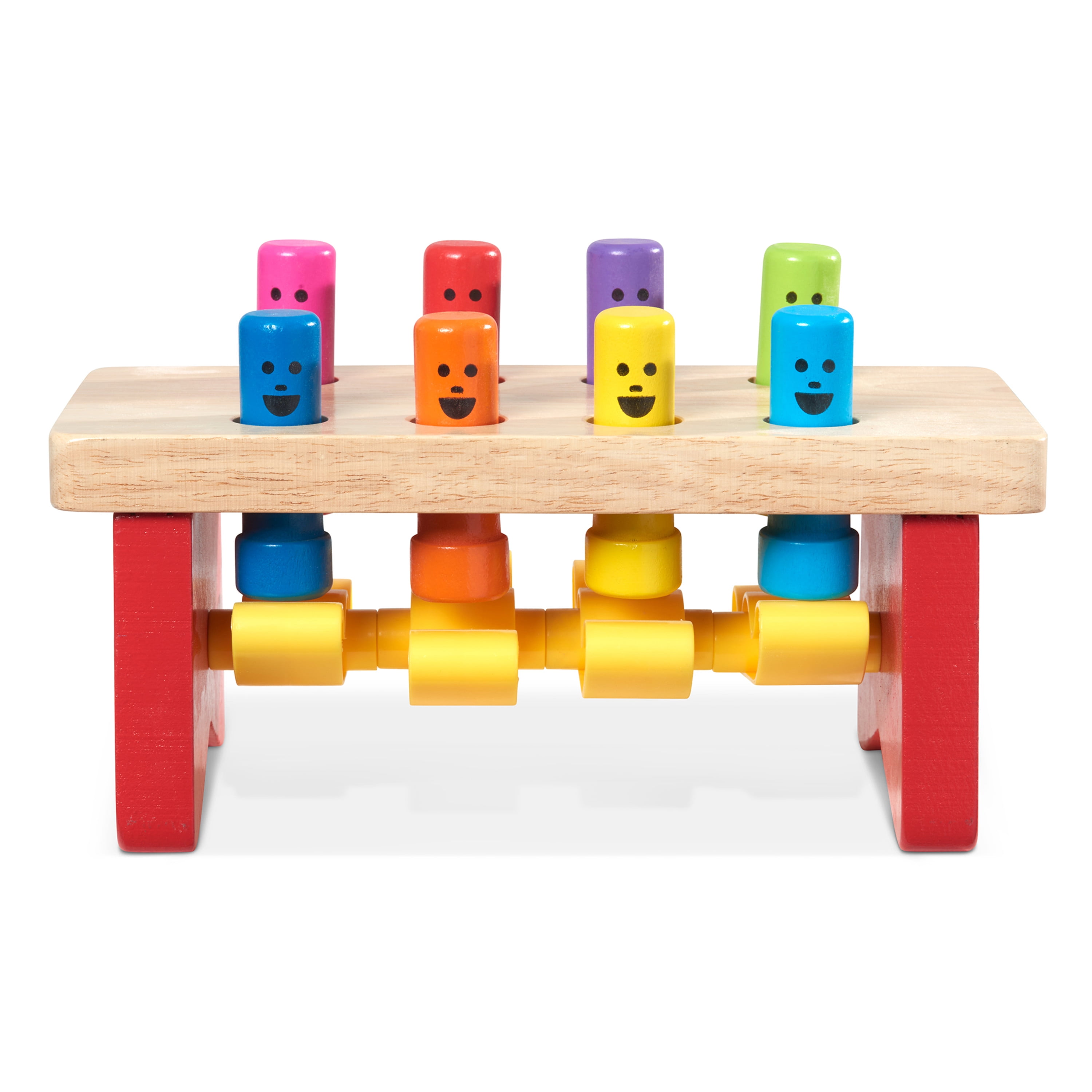 Melissa & Doug 14490 Deluxe Pounding Bench Wooden Toy with Mallet for sale online 