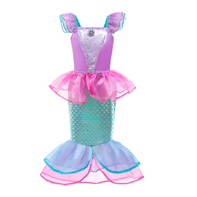 Disfraz de la Sirenita Ariel para niños y niñas, vestido de fiesta de cumpleaños, Halloween Fivean unisex