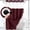 Burgundy, variant on No Hook Fabric Shower Curtain with Snap-in Liner, Waffle Waterproof and Mildew Resistant Bathroom Curtain,Green 71"x75"
