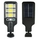 thumbnail image 2 of Sensor de movimiento de luces solares exteriores | LED impermeable IP65 | 3 modos, mando a distancia, recargable, ultrabrillante, 2200mAh, PVC, negro | Valla de seguridad en muro Jardín patio, 2 of 9