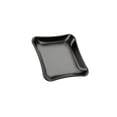 thumbnail image 2 of Square Serving Tray, Thickened Stainless Steel Metal Food Plate and Baking Sheet for Home Kitchen Snacks, Bone Dishes, and Appetizers with Mirror Finish, Black, 2 of 7