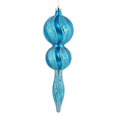 thumbnail image 1 of Vickerman N186912D 16.5 in. Turquoise Candy Glitter Finial Ornament, 1 of 1