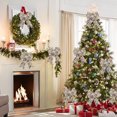 thumbnail image 2 of Christmas Velvet Bow Ornament – Decorative Bow for Tree, Gift Wrapping, Wreaths, or Mall Display – Holiday Hanging Decoration, 2 of 5