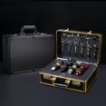 thumbnail image 3 of Estuche de transporte de peluquero estilista Colcomx Maleta de barbero grande negro, 3 of 8